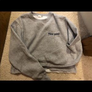 Brandy Melville Cropped Sweatshirt